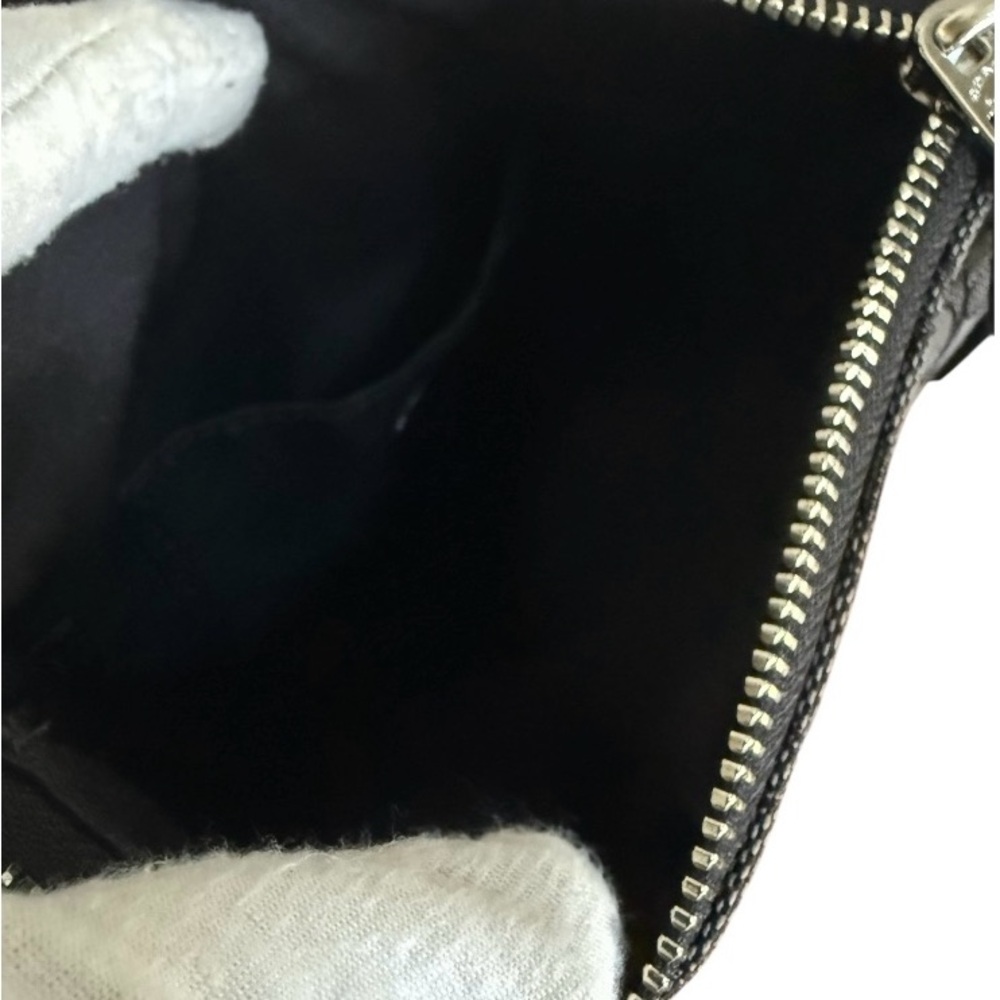 Authentic Coach Charcoal Black Signature Jacquard Crossbody Bag - Picture 12 of 14